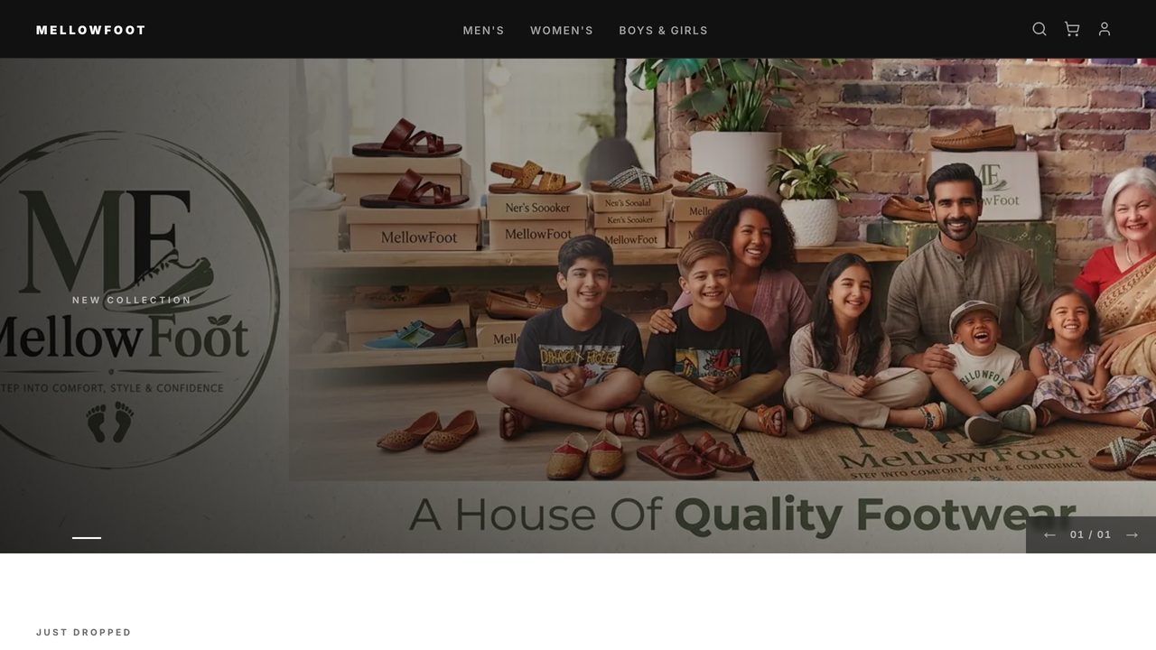 Mellowfoot homepage